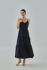 Darly Midi Tiered Dress
